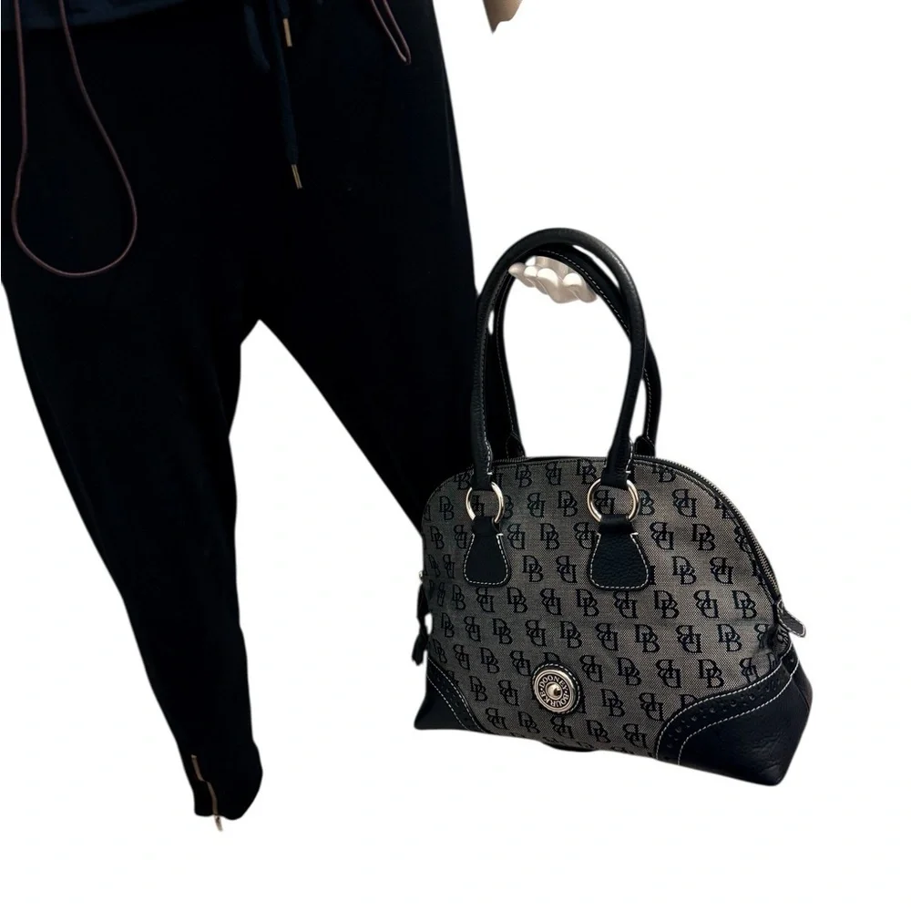 Dooney & Bourke Black and Gray Women's Bag in excellent condition